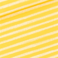 Afbeelding van Chalk Stripes - M - French Terry - Habanero Geel