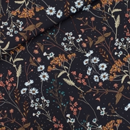 Afbeelding van Dried Flowers - M - Viscose Rayon - Blauw Grafiet