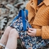 Picture of Flower Joy - M - Katoen Canvas Gabardine Twill - Oceana Blauw