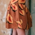 Picture of Papayas - L - Linen Viscose Blend - Glazed Ginger Brown