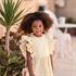Picture of Wiggly Verticals - Yellow - M - Cotton - Papyrus Crème