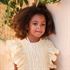 Picture of Wiggly Verticals - Yellow - M - Cotton - Papyrus Crème