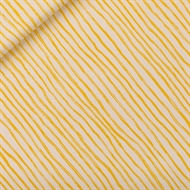 Picture of Wiggly Verticals - Yellow - M - Cotton Canvas Gabardine Twill - Papyrus Crème